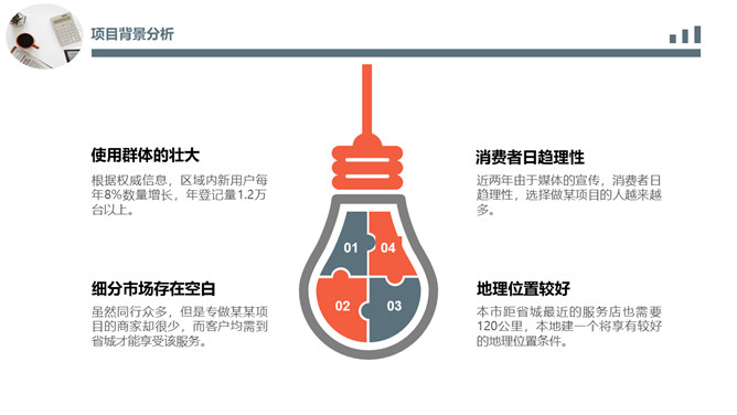 商业提案项目计划书PPT模板