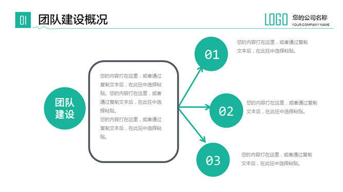 实用年度工作总结计划PPT模板