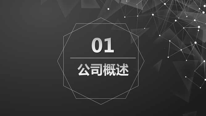 简约企业宣传公司介绍PPT模板