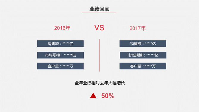 极简实用部门工作总结PPT模板