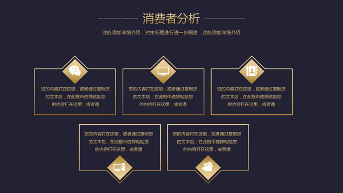 高端质感商务报告PPT模板