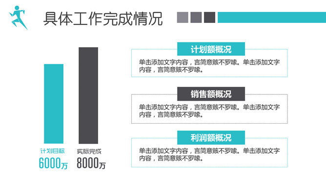 极简实用个人述职报告PPT模板