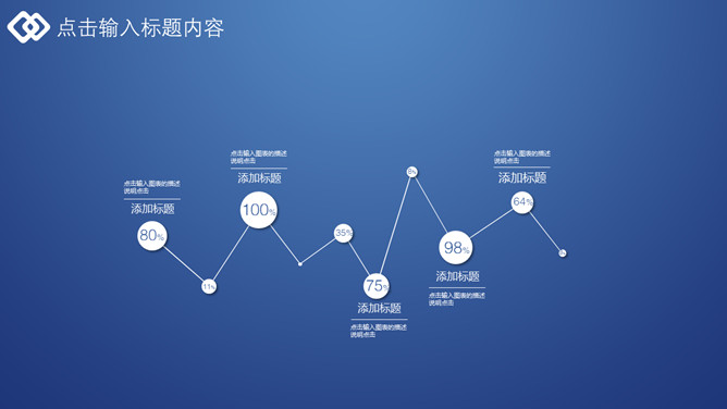 大气极简深蓝通用PPT模板