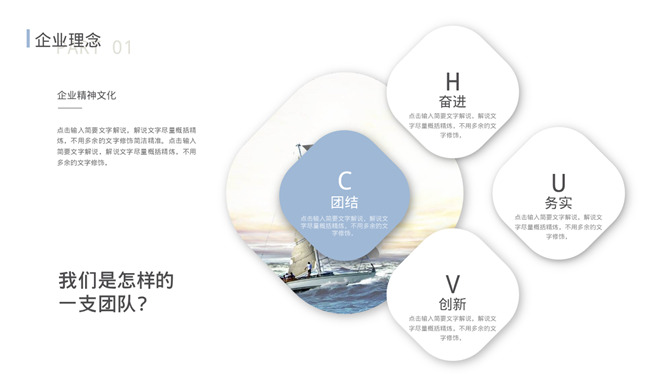 极简创业商业计划书PPT模板