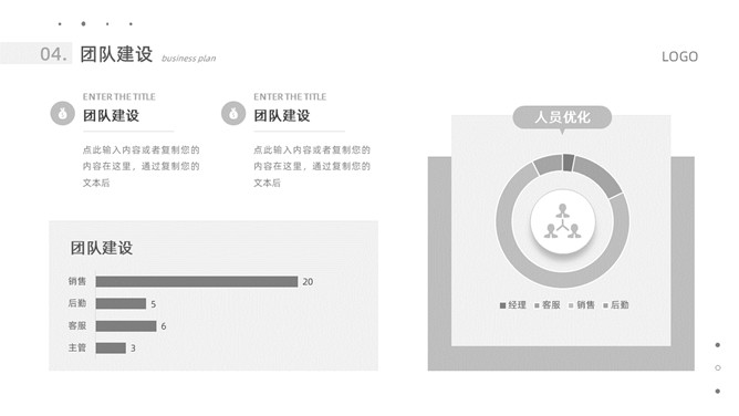 灰色极简商业计划书PPT模板